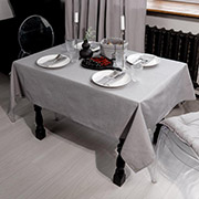 Скатертина бавовняна Rino Прованс сірий