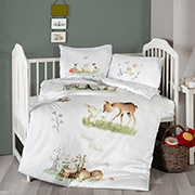 Постільна білизна для дитячого ліжечка Nova сатин First choice