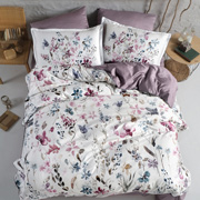 Постільна білизна сатин Premium Delcina Berry La Romano