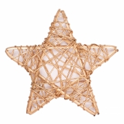 Звезда ротанговая 15см YES! Fun 974254 золотая