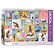 Пазл Йога Кішки 1000 елементів Eurographics 6000-0953