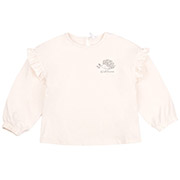 Лонгслів для дівчинки ФТ14 супрем Бембі 200-молочний