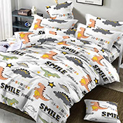 Постільна білизна для дитячого ліжечка 110504 Діно-1 бязь Selena
