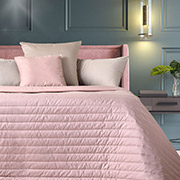 Покривало з мікрофібри Стиль Люкс Ideia 8-13500 пудра, світло-сіра