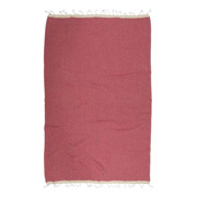 Рушник пляжний Pestemal Basak Barine Marsala Beige марсала бежевий