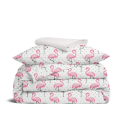 Дитяча постільна білизна в ліжечко FLAMINGO Cosas рожевий