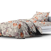 Постільна білизна з бязі Весняний вечір Еко Home Line помаранчева