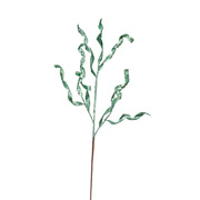 Гілка декоративна 69 см Спіралі YES! Fun 973876 зелена глітер