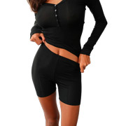 Бойшортс жіночі модаловий рубчик German Volf 24111 чорний