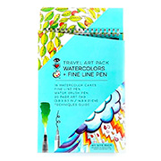 Дорожній набір для творчості з акварельними фарбами I heart art Акварельні фантазії 8002