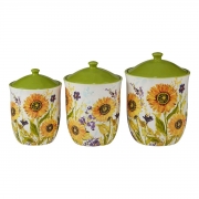 Набір ємностей для зберігання 3 предмета Сонячний сад Certified International 37169