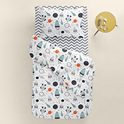 Постільна білизна в дитяче ліжечко Space CS20 ранфорс Cosas