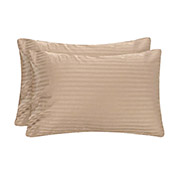 Набір наволочок Brown сатин-страйп LightHouse