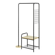 Стійка-вішалка для одягу з полицею для взуття One Fabrika FK-CR1118