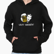 Худі чоловічий Got Beer MobiPrint 9225-2002 чорний