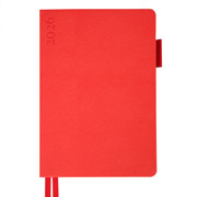 Щоденник датований А5 368 стор Binario Leo Planner 252642 червоний