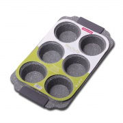 Форма для запікання Kamille 6 секцій 30х18см 6038 сірий