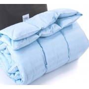 Ковдра дитяча пухова касетне Зима MirSon Valentino білий пух 100% Преміум 034