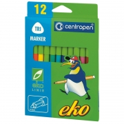 Фломастери Centropen Еко, набір 12 шт 2560/12