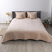 Покривало Ромб прямої Velour ТЕП пудра