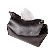 Серветниця Сумочка Прованс екошкіра чорна