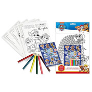 Набір розмальовок з наліпками та олівцями Paw Patrol Kids Licence PW19751