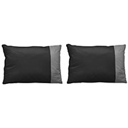 Набір наволочок Aero Black Diamond преміум-сатин Sonex 50х70 см (2 шт)