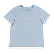 Футболка для хлопчика ФТ31 супрем Бембі X40-сіро-блакитний