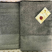 Набір махрових рушників жаккард Arya Sena світло-сірий