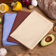 Набір із 3 кухонних рушників 646 Monotony of days рогожа-напівпанама Mirson