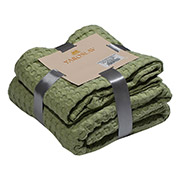 Набір рушників вафельних 3D Ярослав оливковий