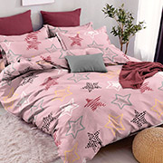 Постільна білизна Зірки pink 102135 бязь-люкс Selena