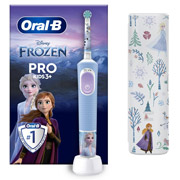 Зубна щітка електрична дитяча з чохлом Kids D103.413.2KX Frozen 3708 Oral-B