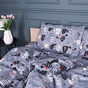 Наволочка 17-0671 With Love Cats бязь MirSon