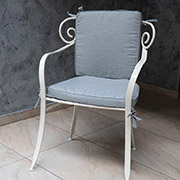 Набір із 2 подушок для стільця New Nicole сірий Villa Grazia з тефлоном