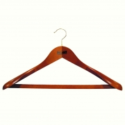 Вішалка для важкої одягу з перекладиною Viland FS24640 вишня