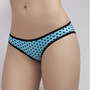 Трусики бікіні Violet delux Т-М-001 блакитні в горошок