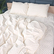 Підковдра 17-0623 Geometry Creamy бязь MirSon