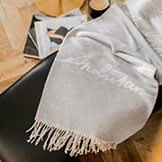 Плед бавовняний SoundSleep by ANDRE TAN сірий