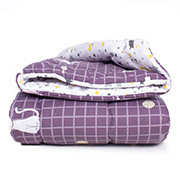 Ковдра зимова антиалергенна Eco-Soft 4091 Color Fun Line Whales MirSon