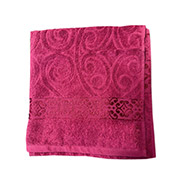 Рушник махровий Desmal Arabesk 400г SoundSleep бордо