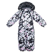 Дитячий зимовий термокомбінезон ORION Huppa 36300030 біло-чорний