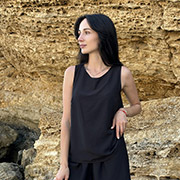 Жіноча майка Lumia COSY чорна LUMSV23