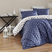 Постільна білизна з ранфорса Light lacivert First choice