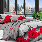 Постільна білизна Троянди Парижа 600747 полікоттон Selena