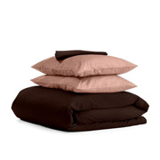 Комплект постільної білизни Cosas Сатин Шоколад КофеН