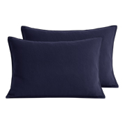 Комплект наволочок SoundSleep Stonewash Adriatic dark blue синій