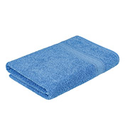 Полотенце махровое с декоративным бордюром Home Line 400 Узбекистан голубое