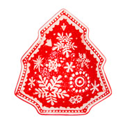 Блюдо порцелянове 17.5х17х5 см Snowflake Lefard 824-006