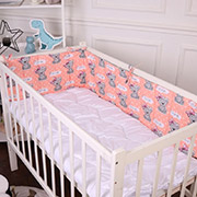 Борт у ліжечко Kids Time 20-0028 Little girl Teddy MirSon